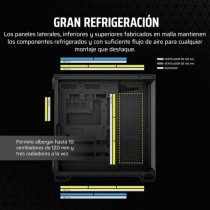 ATX Semi-Tower Gehäuse Corsair CC-9011283-WW Schwarz Bunt Aluminium