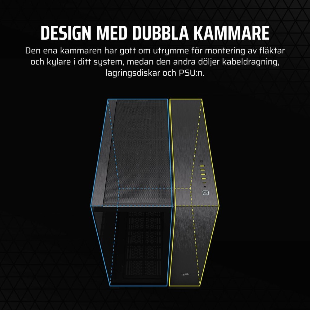 ATX Semi-Tower Gehäuse Corsair CC-9011283-WW Schwarz Bunt Aluminium