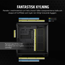 ATX Semi-Tower Gehäuse Corsair CC-9011283-WW Schwarz Bunt Aluminium