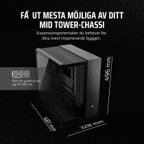 ATX Semi-Tower Gehäuse Corsair CC-9011283-WW Schwarz Bunt Aluminium