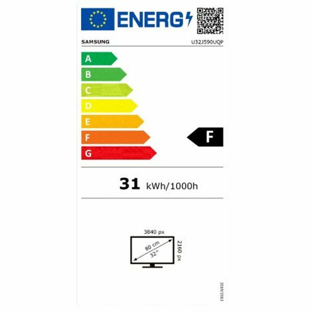 Gaming Monitor Samsung UJ590 4K Ultra HD 32"