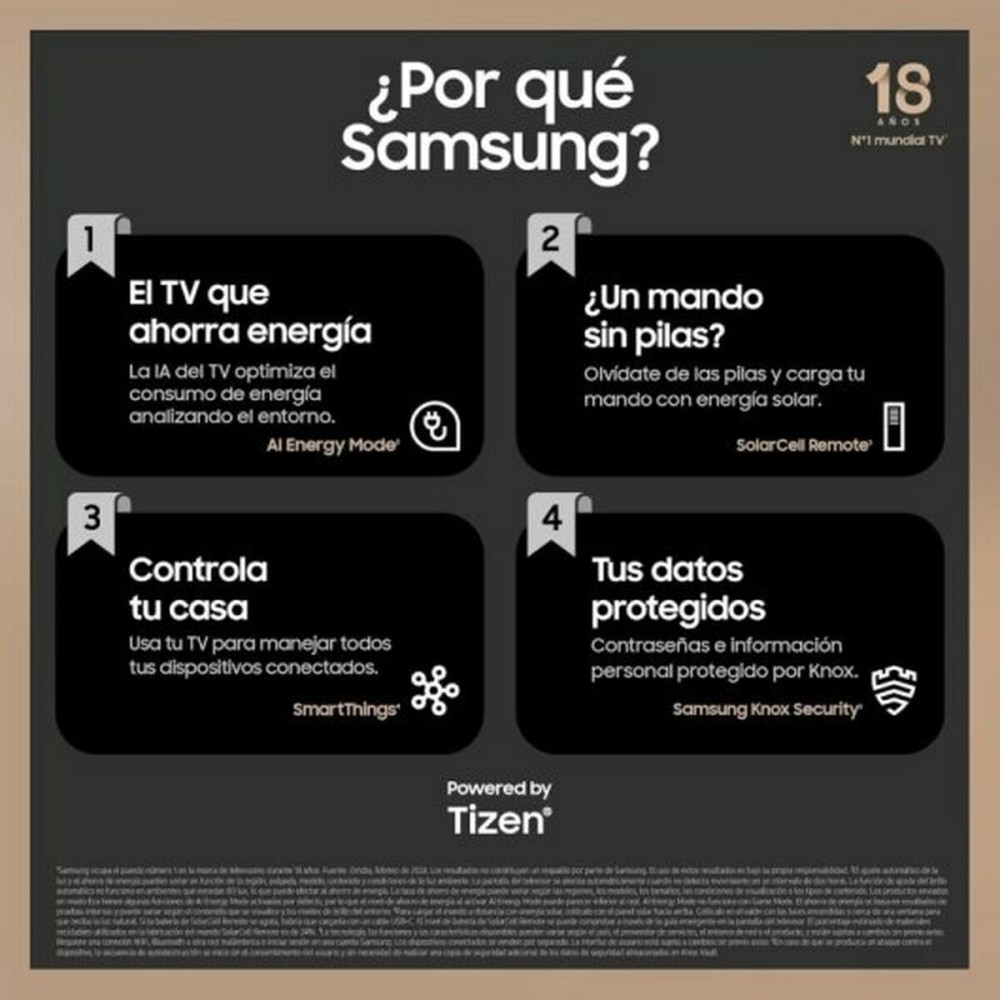 Smart TV Samsung TQ55Q77DATXXC 55" 4K Ultra HD LED HDR QLED