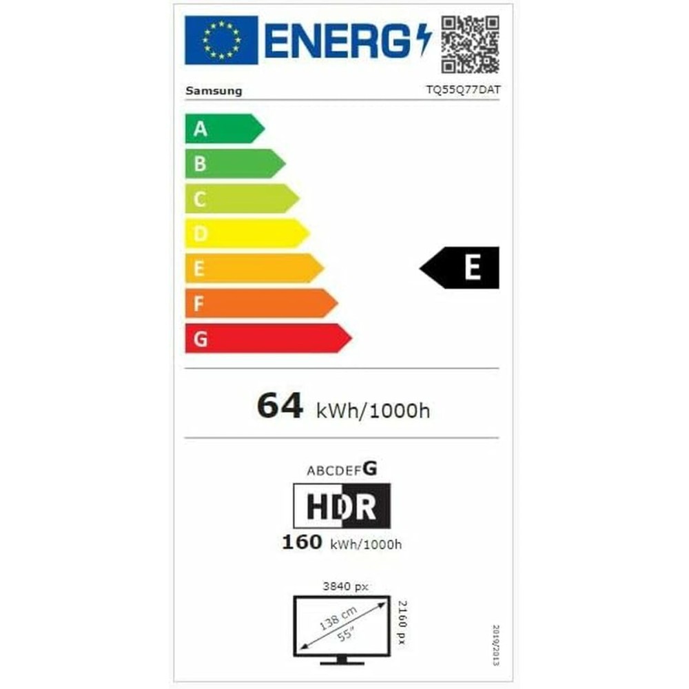 Smart TV Samsung TQ55Q77DATXXC 55" 4K Ultra HD LED HDR QLED