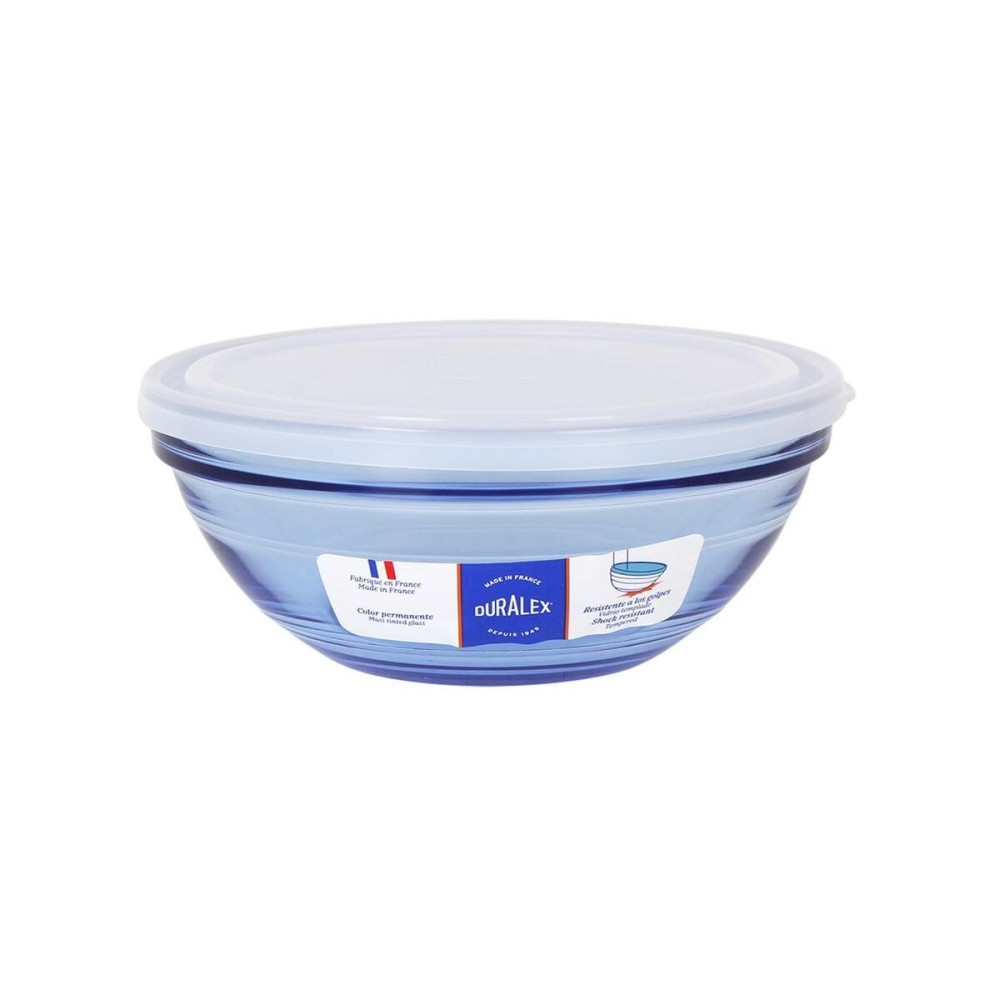 Bol Duralex Marine Bleu 17 cm Avec couvercle (12 Unités)