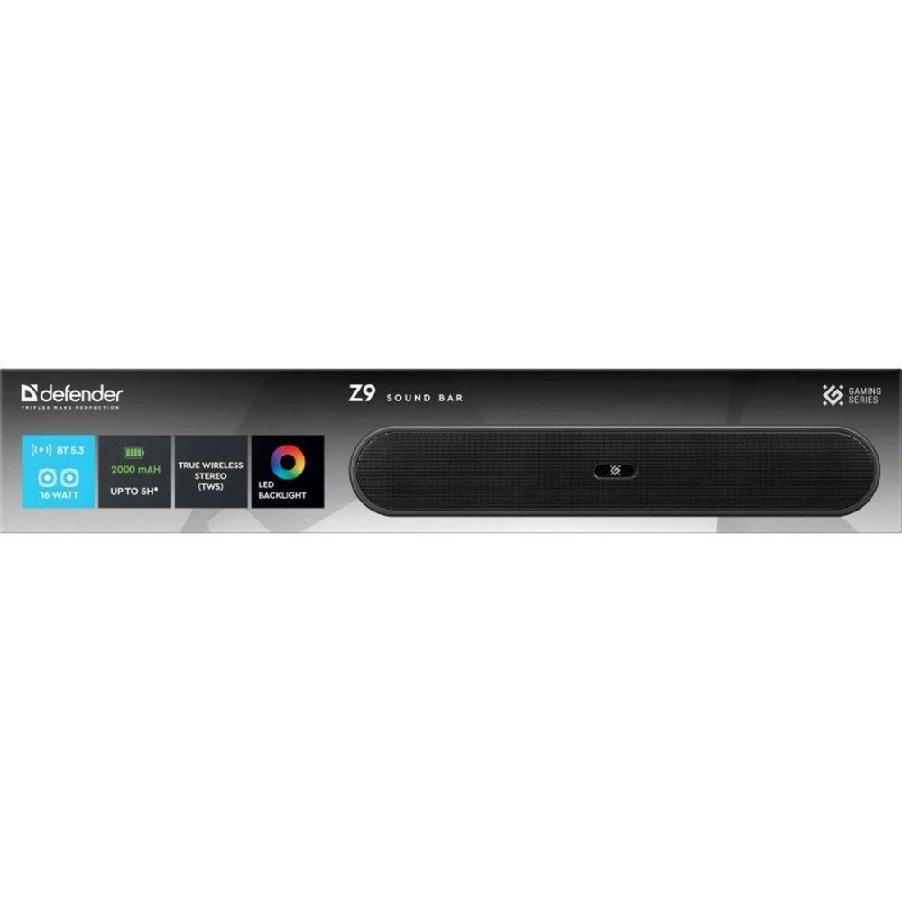 Haut-parleurs bluetooth portables Defender Z9 Noir 16 W
