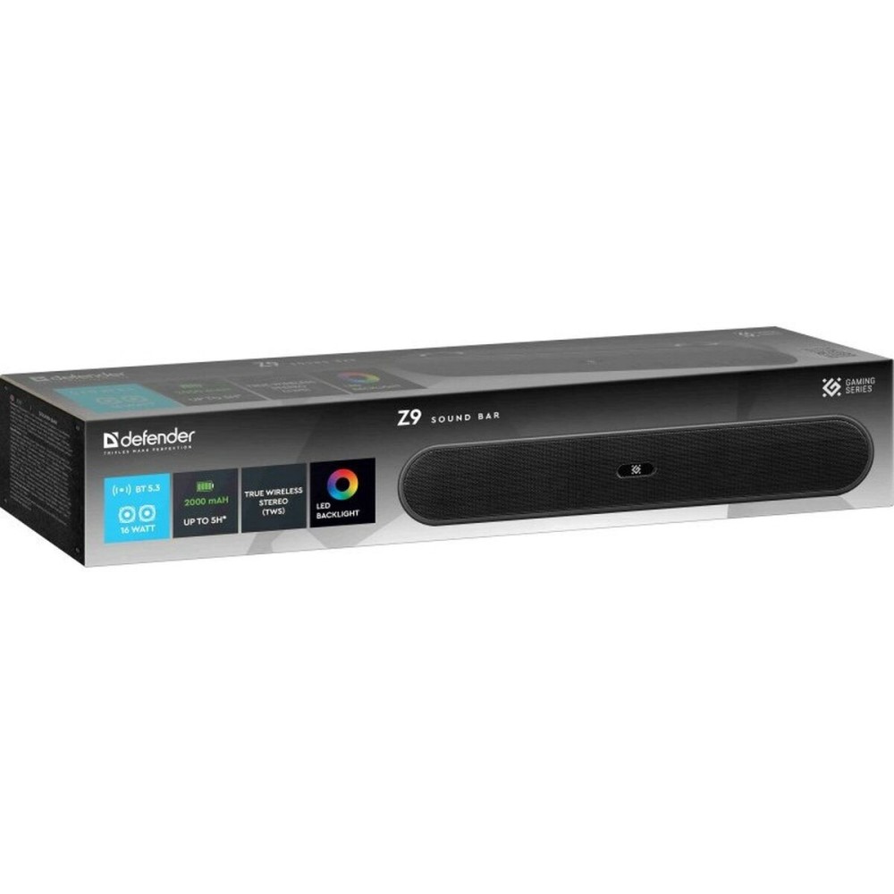 Haut-parleurs bluetooth portables Defender Z9 Noir 16 W