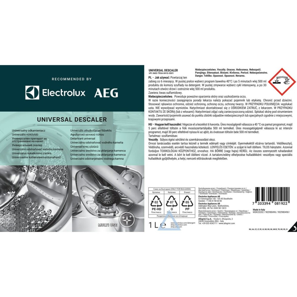 Nettoyant Electrolux M3KCD202