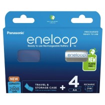 Piles Rechargeables Panasonic BK-3MCDE/4CP+CASE