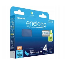 Piles Rechargeables Panasonic BK-3MCDE/4CP+CASE