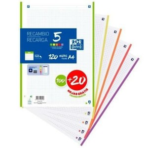 Ersatz-Klingen Oxford Classic Bunt A4 120 Blatt