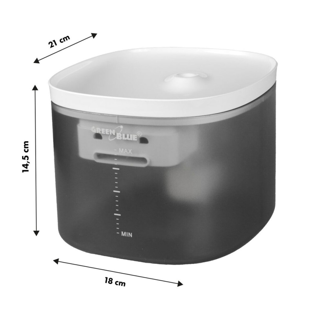 Cat Feeder Greenblue GB392 Grey