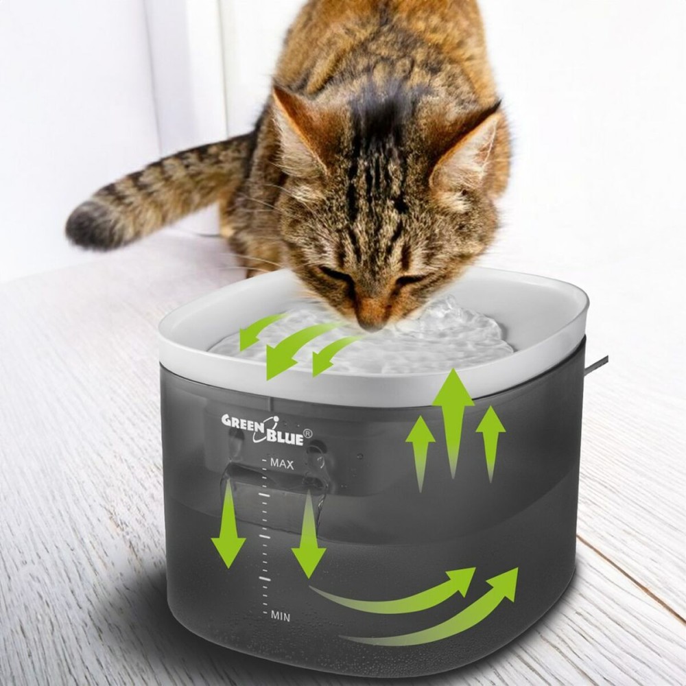 Cat Feeder Greenblue GB392 Grey