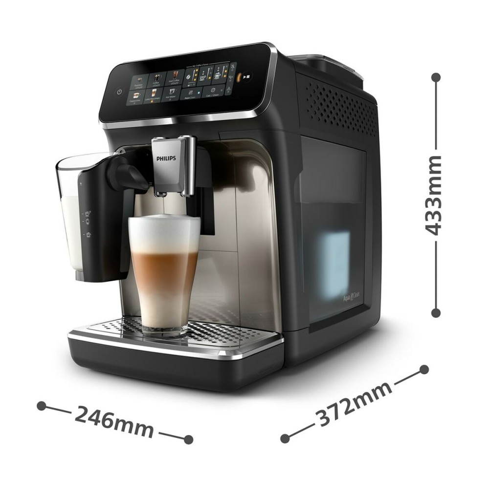 Superautomatic Coffee Maker Philips EP3347/90 Black Chrome 1500 W 230 W 15 bar 275 g 1,8 L