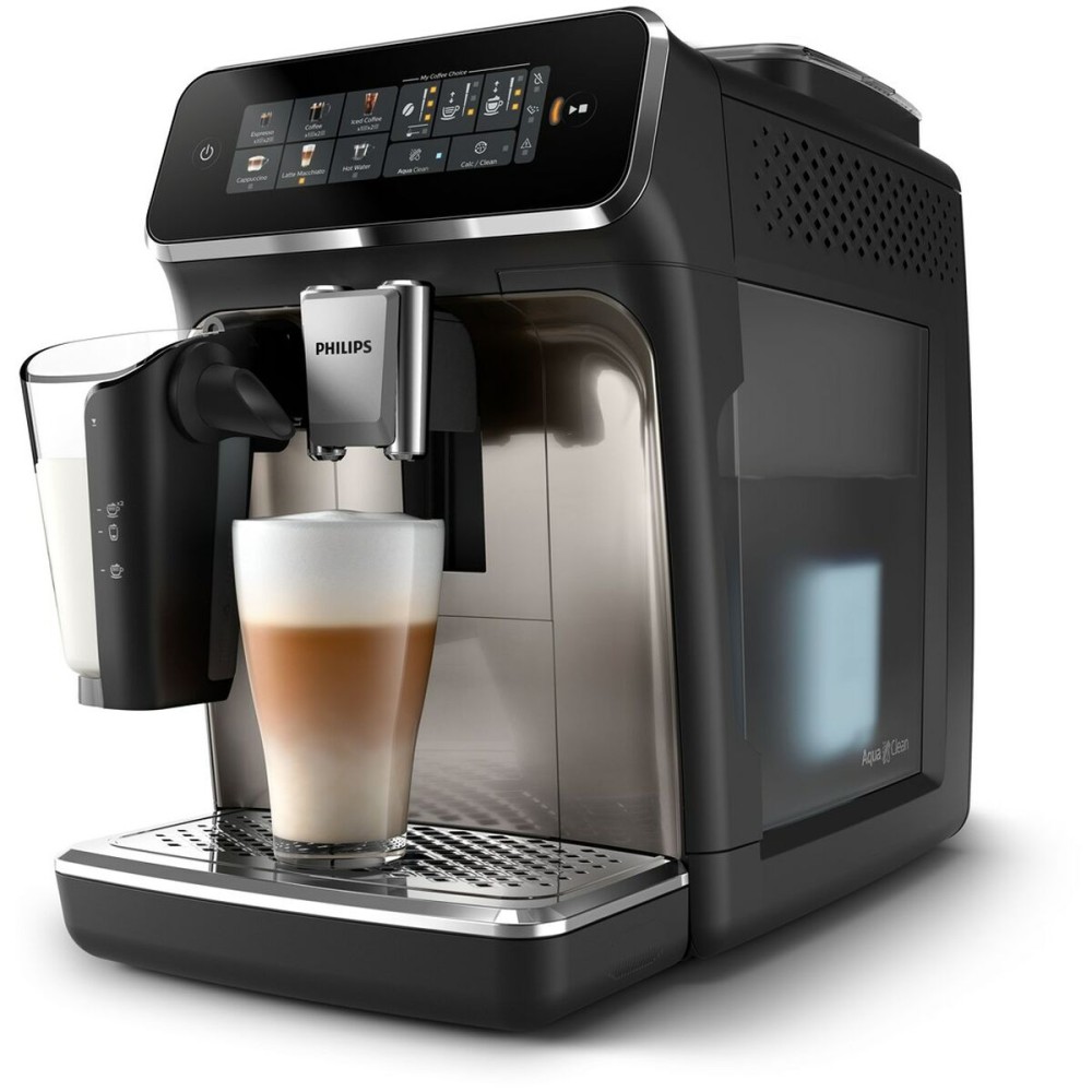 Cafetière superautomatique Philips EP3347/90 Noir Chrome 1500 W 230 W 15 bar 275 g 1,8 L
