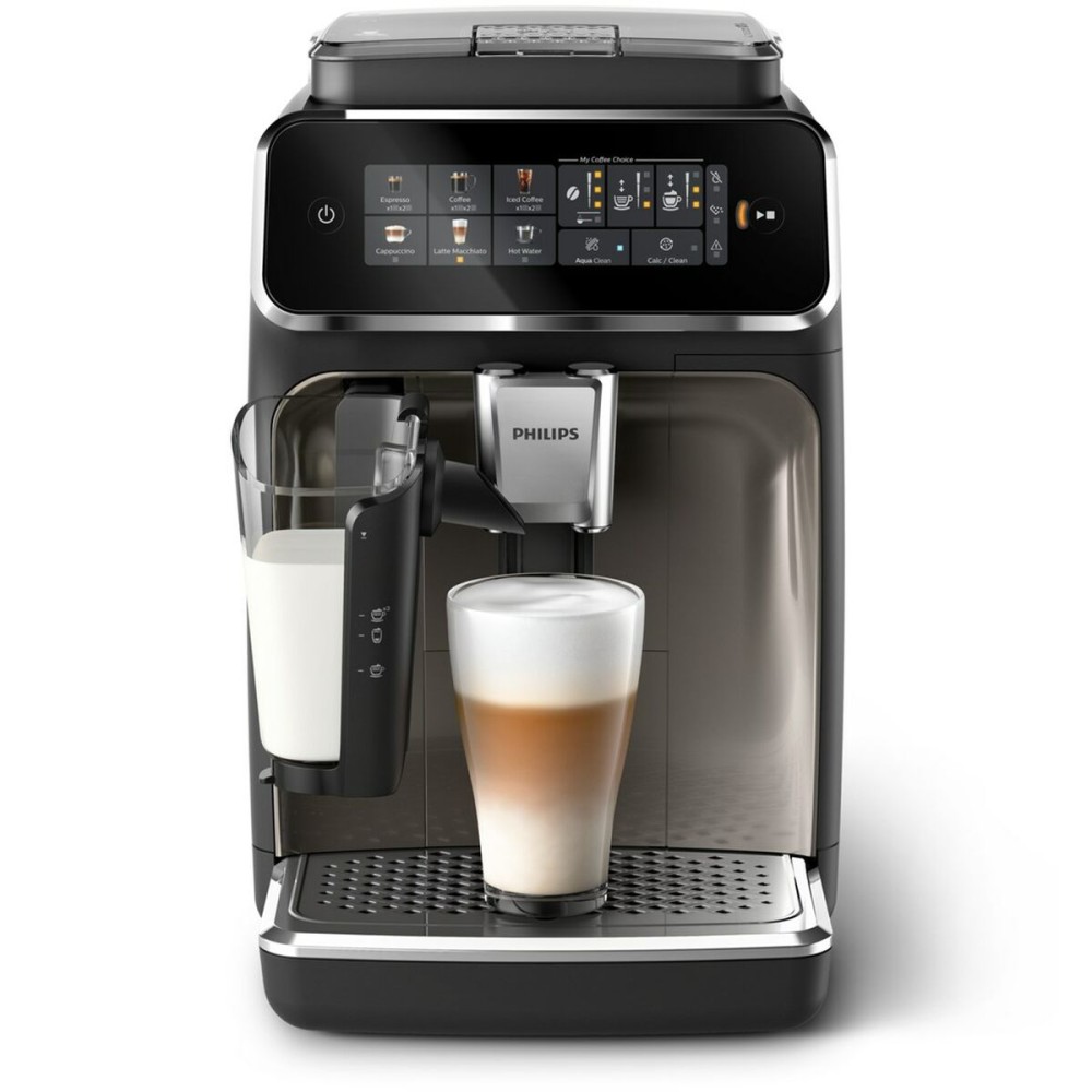 Cafetière superautomatique Philips EP3347/90 Noir Chrome 1500 W 230 W 15 bar 275 g 1,8 L