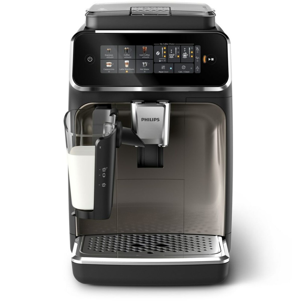 Cafetière superautomatique Philips EP3347/90 Noir Chrome 1500 W 230 W 15 bar 275 g 1,8 L