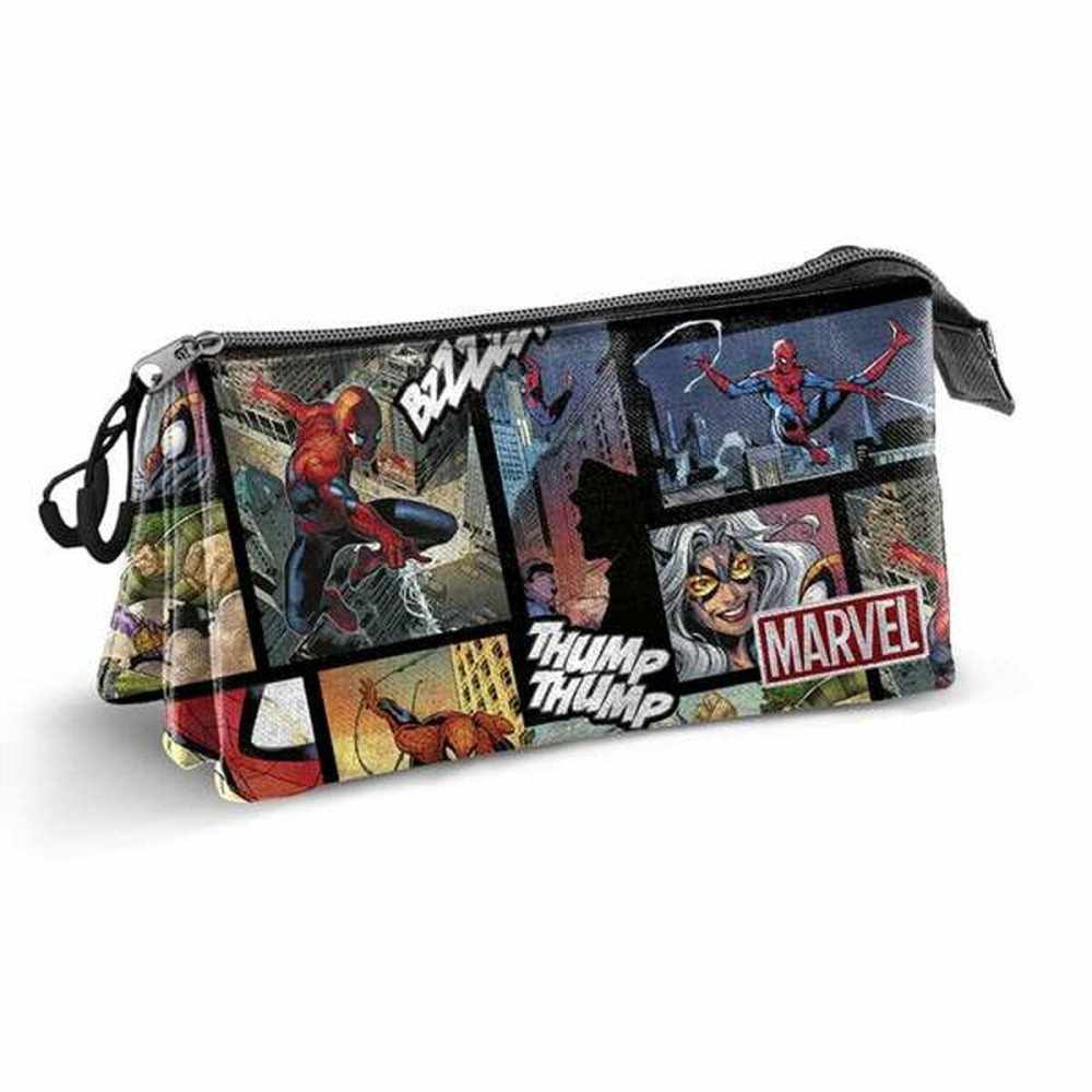 Dreifaches Mehrzweck-Etui Spider-Man 23 x 8 x 11 cm