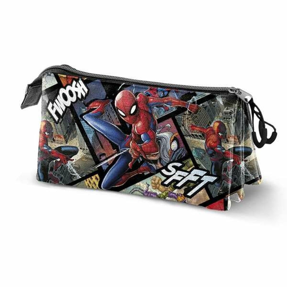 Trousse Fourre-Tout Triple Spider-Man 23 x 8 x 11 cm