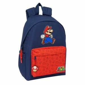 Schulrucksack Super Mario Trick Rot Dunkelblau 31 x 43 x 13 cm