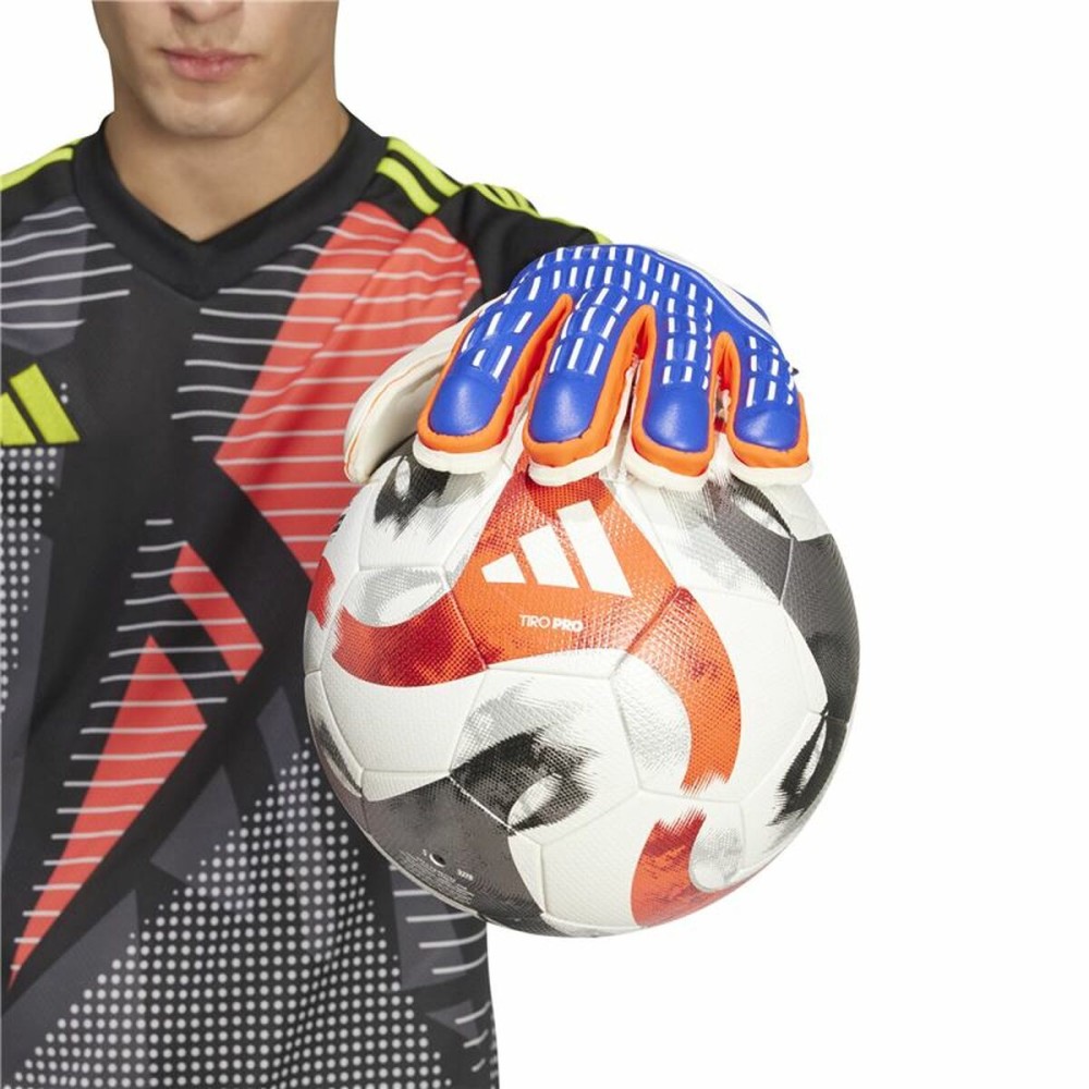 Goalkeeper Gloves Adidas Predator Match Blue Adults