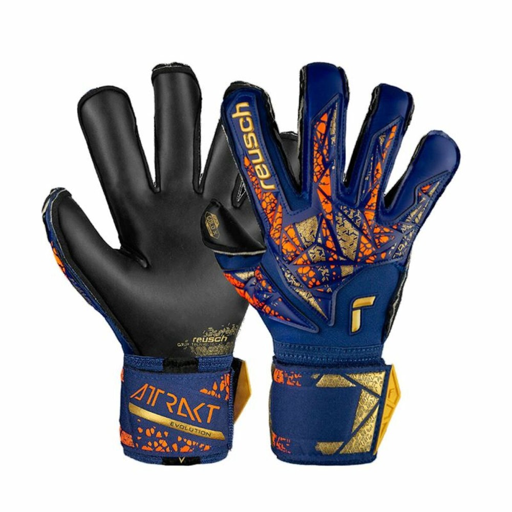 Gants de Gardien de But Reusch Attrakt Gold X Bleu Adultes