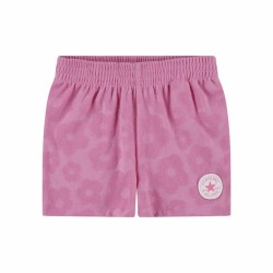 Ensemble de Sport pour Enfants Converse Floral Jacquard Rose foncé