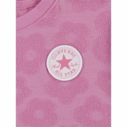 Ensemble de Sport pour Enfants Converse Floral Jacquard Rose foncé