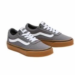 Kinder Sportschuhe Vans Yt Ward Gum Dunkelgrau