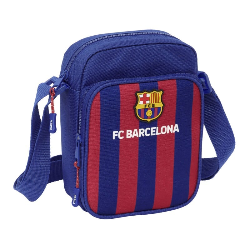 Sac à Bandoulière F.C. Barcelona 24/25 Bordeaux Blue marine 16 x 22 x 6 cm