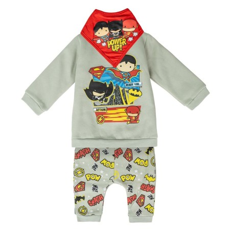 Baby-Sportset Justice League Grau