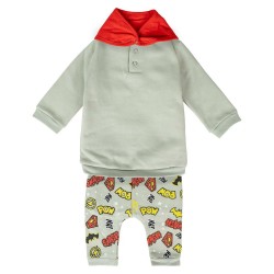 Baby-Sportset Justice League Grau