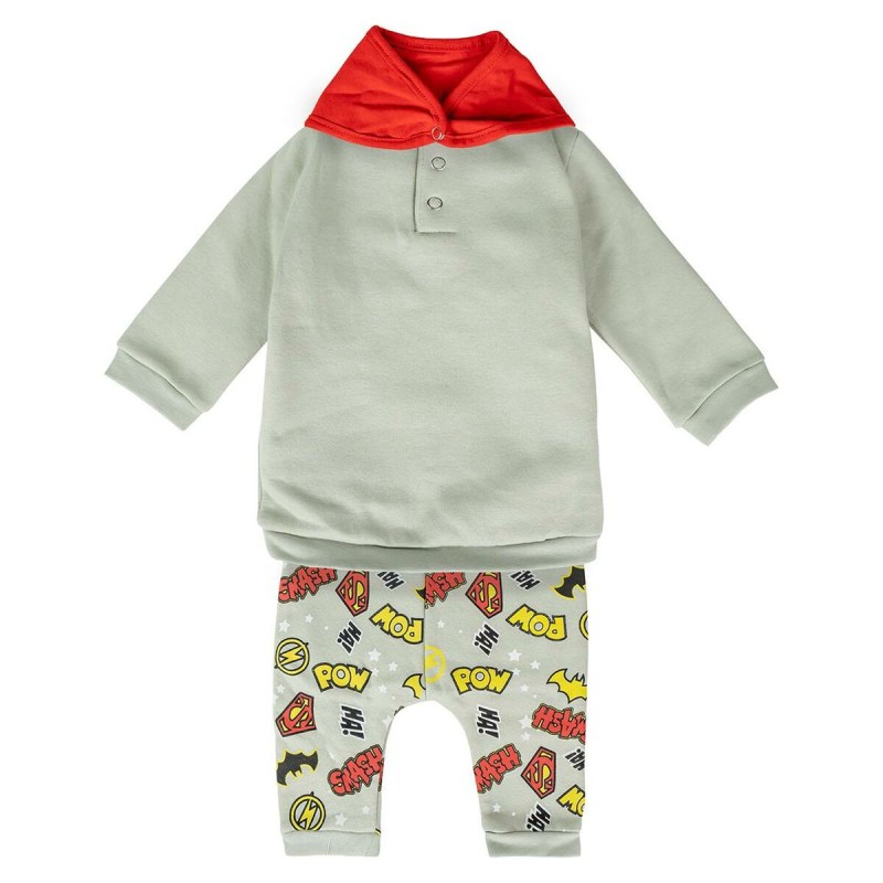 Sports Outfit for Baby Justice League Grey