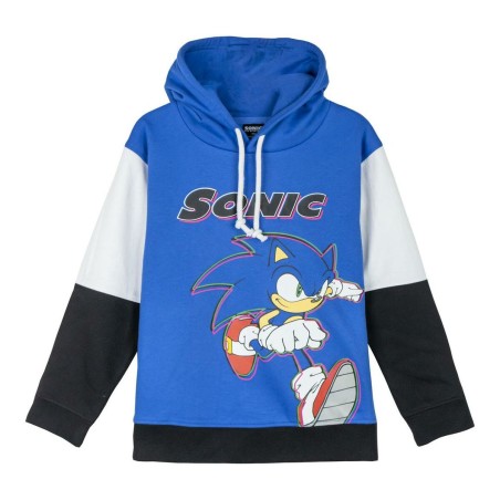 Sweat à capuche enfant Sonic Bleu