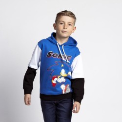 Jungen Sweater mit Kapuze Sonic Blau