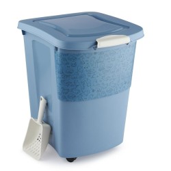 Bucket container Rotho Blue Plastic