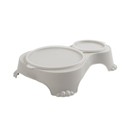 Dog Feeder Rotho Grey Plastic