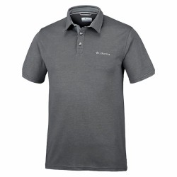 Herren Kurzarm-Poloshirt Columbia Nelson Point™ Dunkelgrau