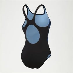 Damen Badeanzug Speedo Hyperboom Placement Blau