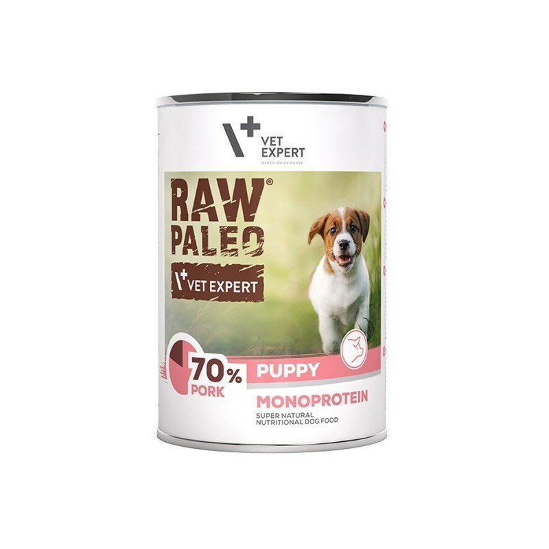 Alimentation humide VETEXPERT Puppy Monoprotein Cochon 400 g