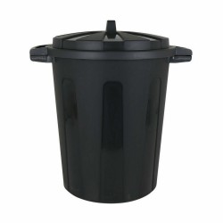 Poubelle Dem 100 L Noir 64 x 54 x 68 cm (3 Unités)