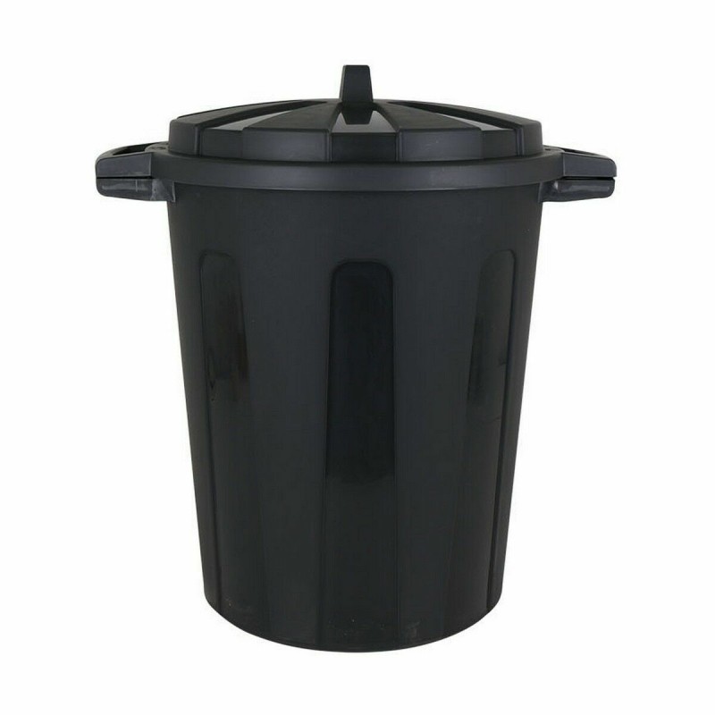 Abfalleimer Dem 100 L Schwarz 64 x 54 x 68 cm (3 Stück)