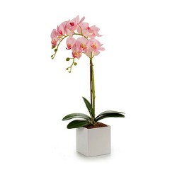 Decorative Plant Ibergarden A18124-50-2WH Plastic Orchid 18 x 47 x 14 cm (6 Units)