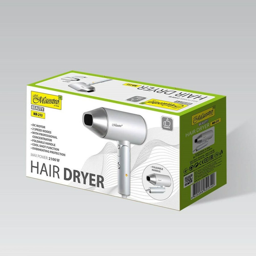 Sèche-cheveux Feel Maestro MR-213 Argenté 2100 W