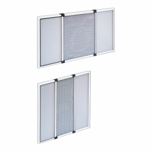 Mosquito net IRS White 50 x 40 cm Windows Mosquito net Extendable (2 Units)