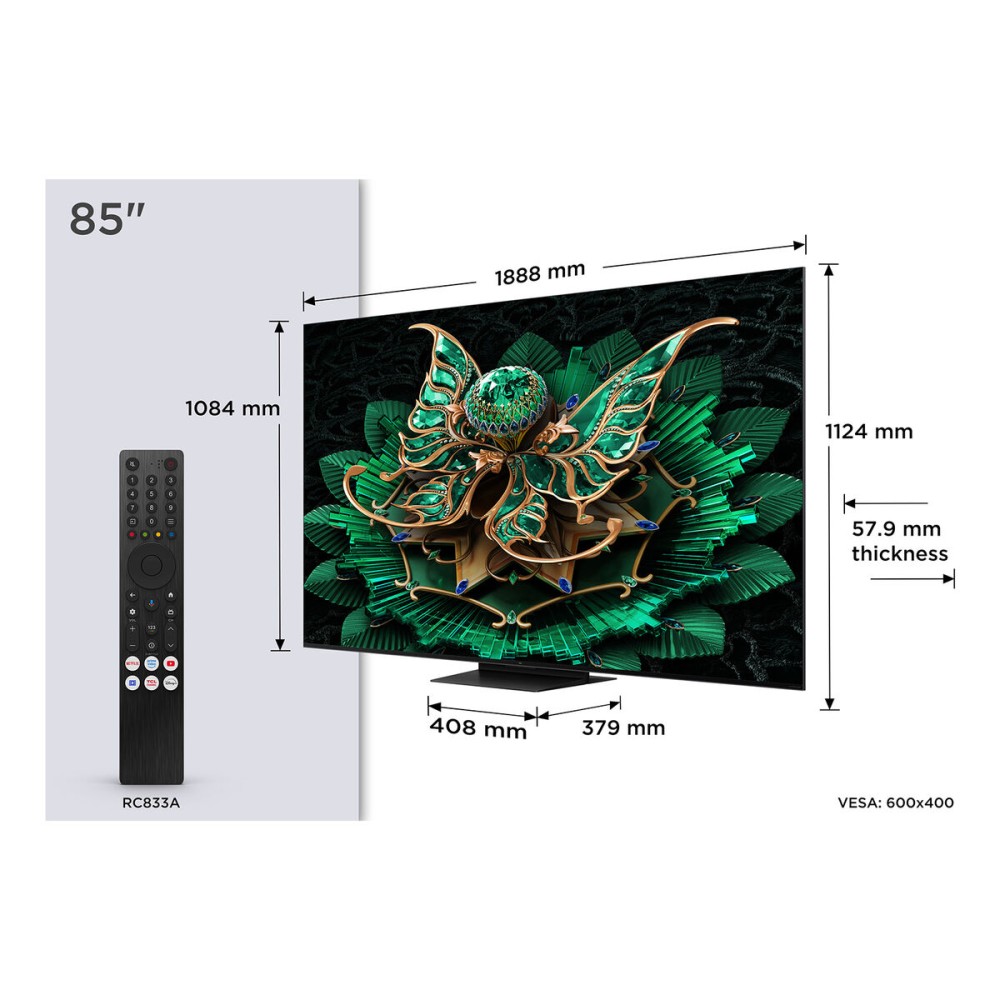 TV intelligente TCL 85C7K 85" 4K Ultra HD HDR