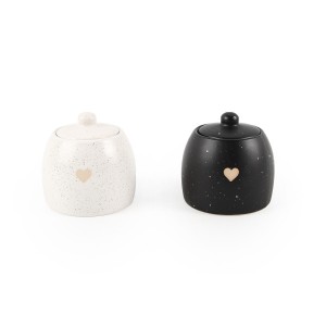 Sugar Bowl Versa Stoneware 6,9 x 8,9 x 6,9 cm