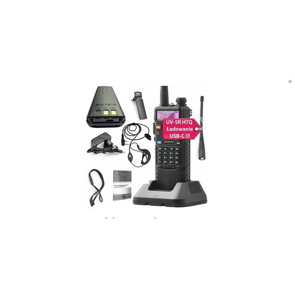 Talkie-walkie Baofeng UV-5R HTQ 3800 USB-C