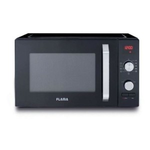 Mikrowelle Flama 1837L Schwarz 800 W 23 L