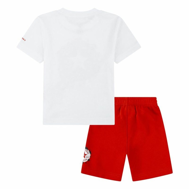 Children's Sports Outfit Converse Squiggle S/Se+Ft White