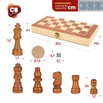 Schach- und Dame-Brett CB Games Holz Backgammon (6 Stück)
